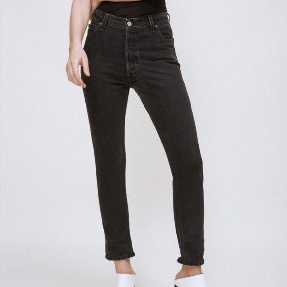 Re/Done | Jeans | New Redone Levis High Rise Button Fly Tapered Ankle ...